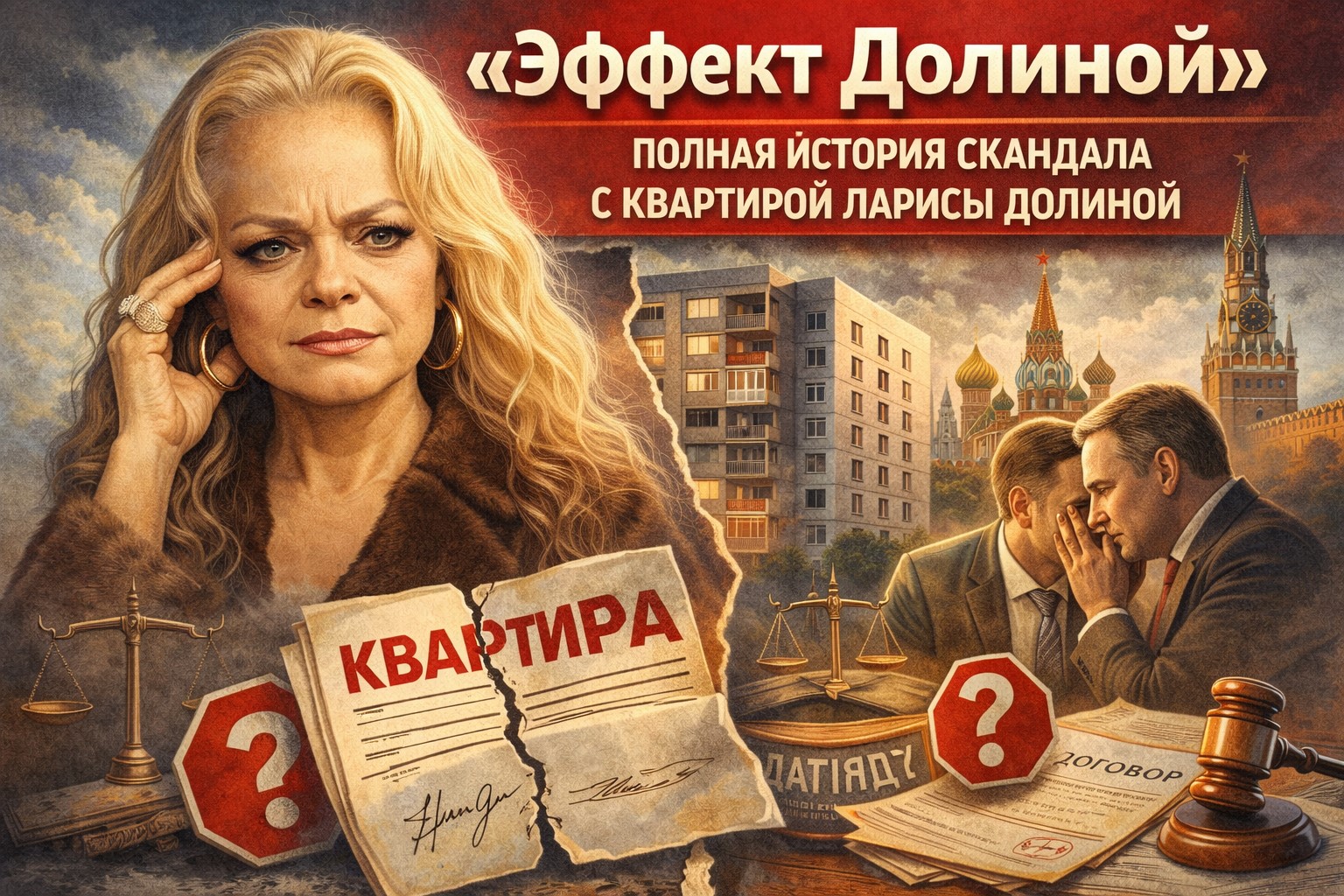 «Эффект Долиной»: Полная история скандала с квартирой Ларисы Долиной