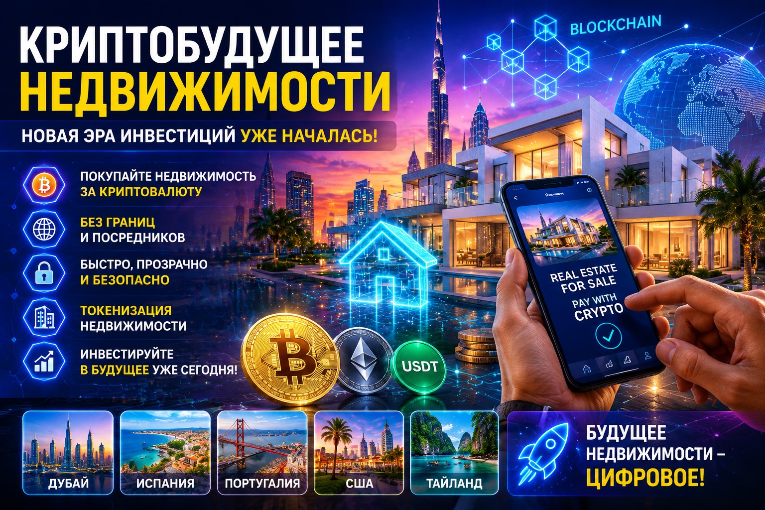 Криптобудущее Недвижимости: Как Blockchain Меняет Рынок Жилья