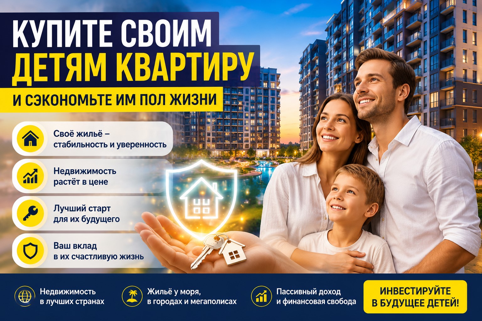 Купите своим детям квартиру - и сэкономьте им пол жизни