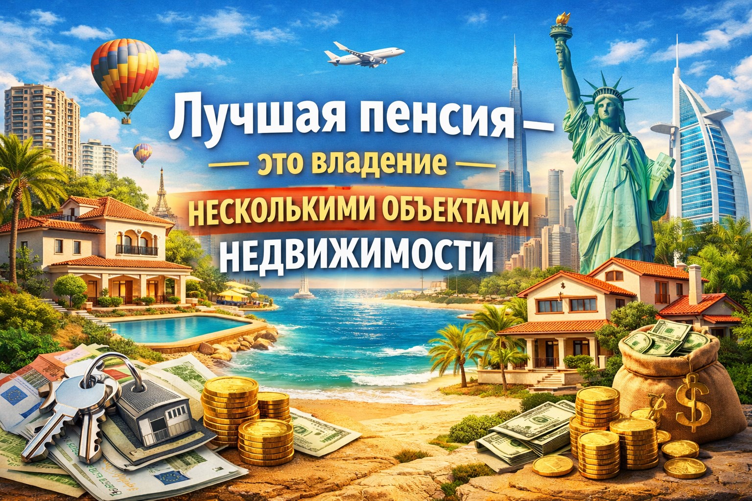 Лучшая пенсия - это владение несколькими объектами недвижимости