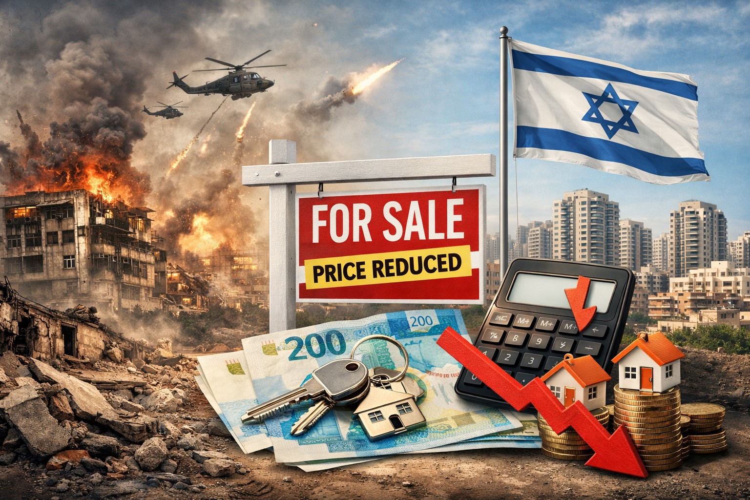 Спрос на квартиры в Израиле заметно снизился из-за войны