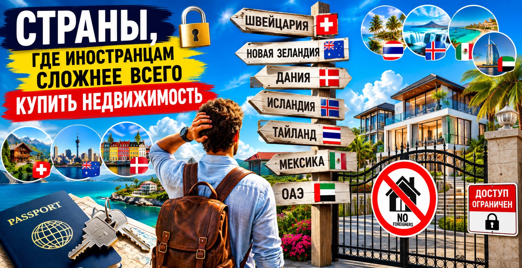 Страны, где иностранцам сложнее всего купить недвижимость