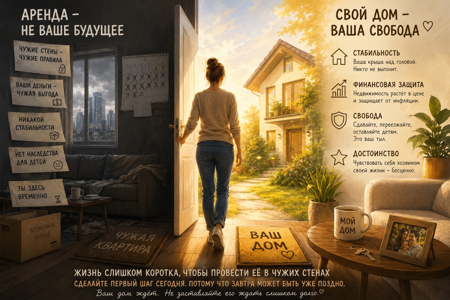 Ваш дом или чужая квартира? Выбор, который определяет всю жизнь